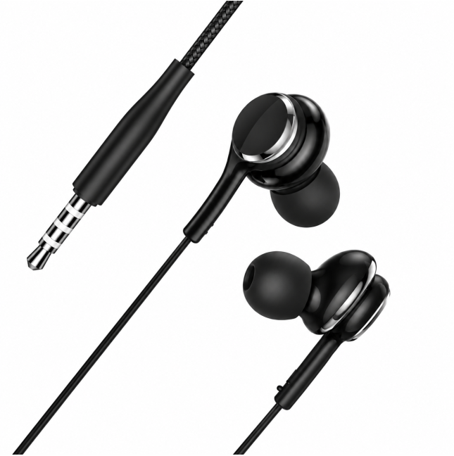 Auriculares con Cable de 3.5 mm, negro