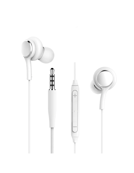 Auriculares con Cable de 3.5 mm, blanco