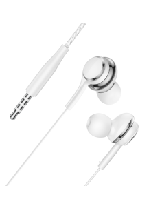 3.5mm Wired Headphones White 2