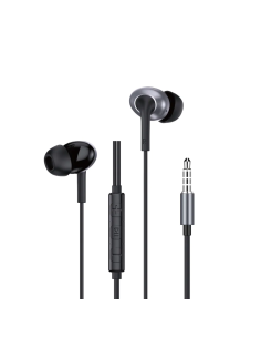 Auriculares Estéreos con Cable de 3,5 mm, Negro