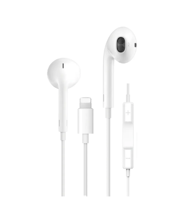 Auriculares con Cable Lightning con Micrófono y Mando | WiWU