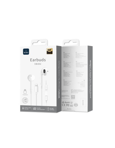 Lightning Cable Earphones with Microphone and Remote | WiWU