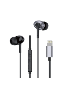 Auriculares con Cable Lightning Estéreo Negro con Micrófono | WiWU