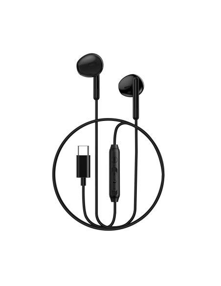 Auriculares con Cable USB-C Negro