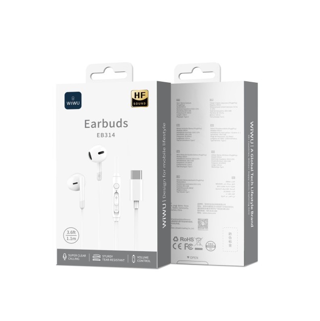Auriculares con Cable USB-C Blanco