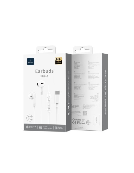 Auriculares con Cable USB-C Blanco