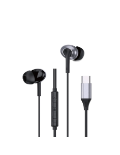 Auriculares Estéreos con Cable USB-C (Negro)