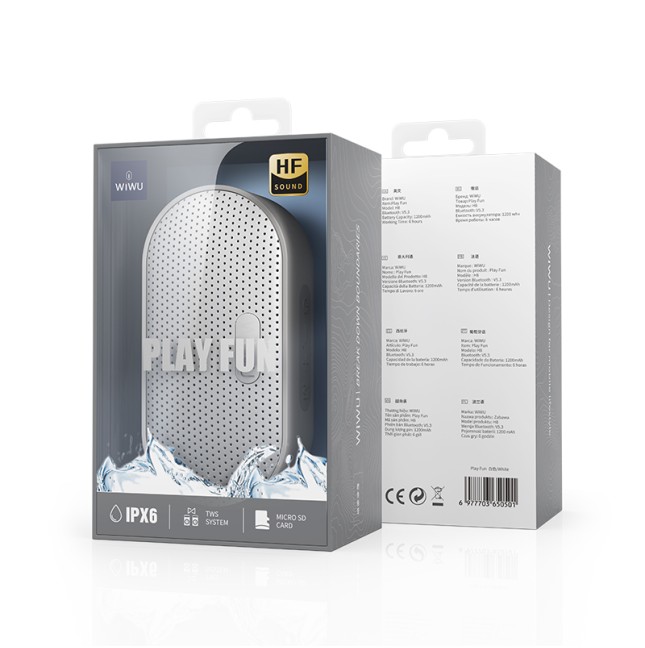 Altavoz Portátil Play Fun H8: IPX6