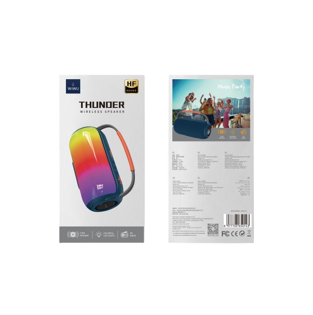 Altavoz Inalámbrico Thunder H6 - Radio FM