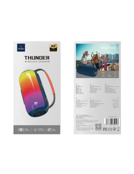 Altavoz Inalámbrico Thunder H6 - Radio FM