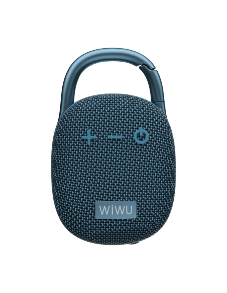 Bluetooth Speaker with Carabiner CLIP FUN (Blue)