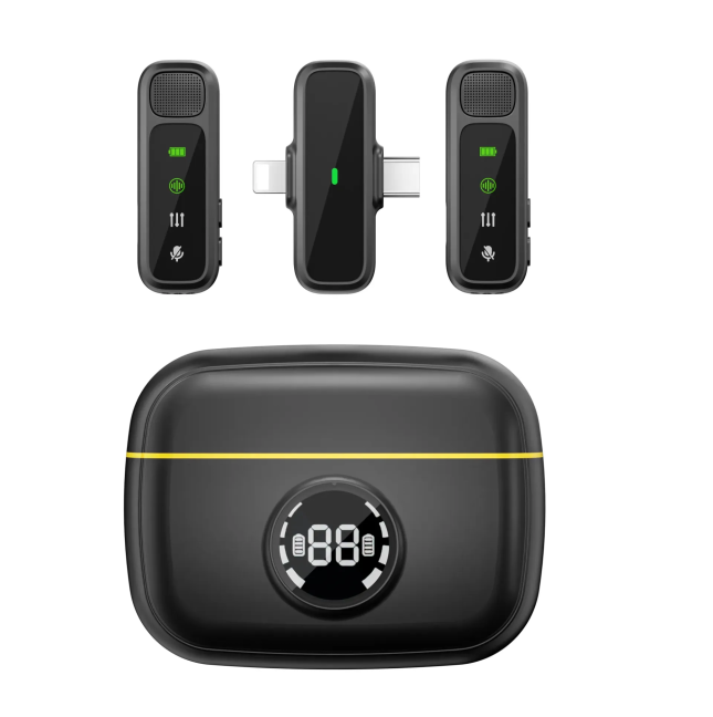 Mini Wireless Microphone – Lightning + USB-C