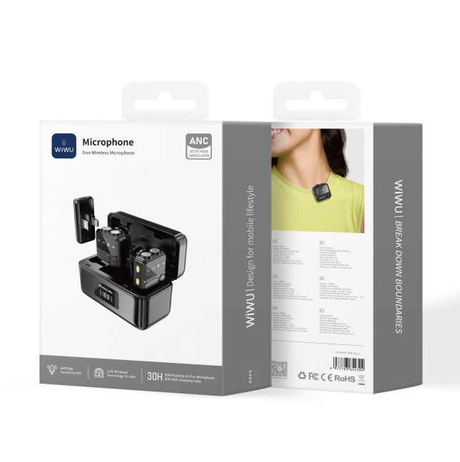 Double Wireless Microphone – ANC