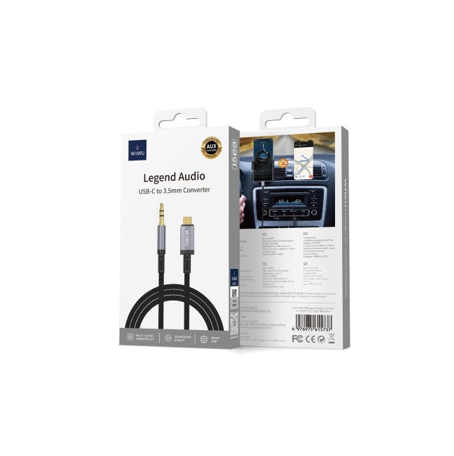 3.5 mm Audio Jack to USB-C Cable Legend (1.5 m)