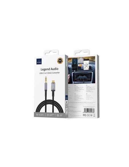 3.5 mm Audio Jack to USB-C Cable Legend (1.5 m)