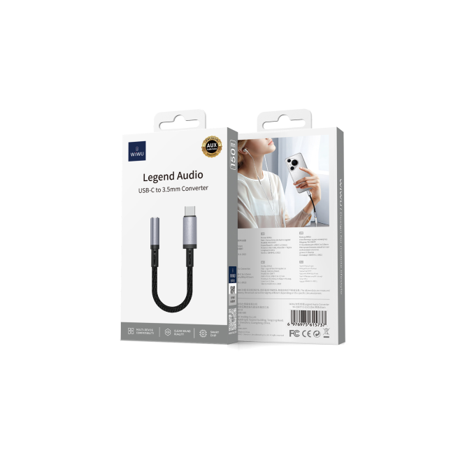 Adaptador de Audio Tipo-C a 3.5 mm
