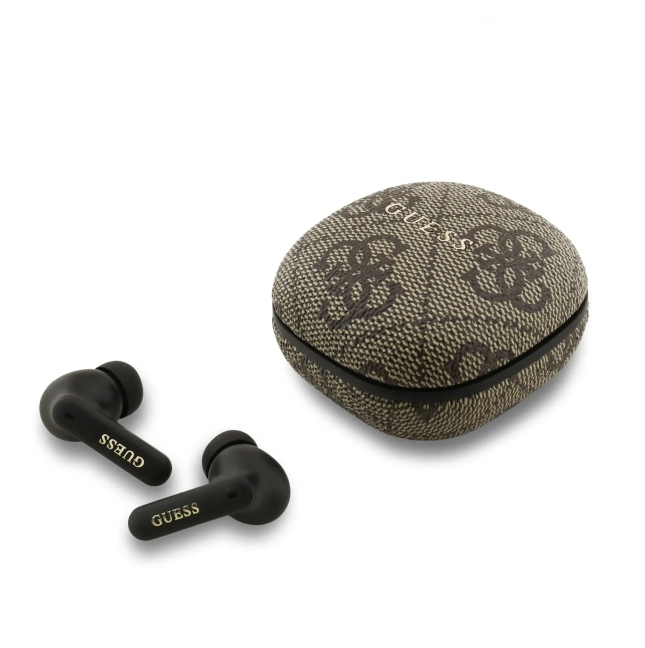 Auriculares TWS Guess Polipiel Marrón | WiWU Mayorista B2B Oficial