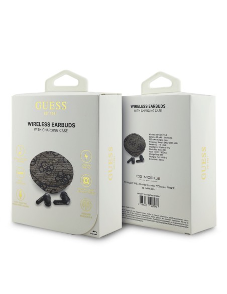 Auriculares TWS Guess Polipiel Marrón | WiWU Mayorista B2B Oficial