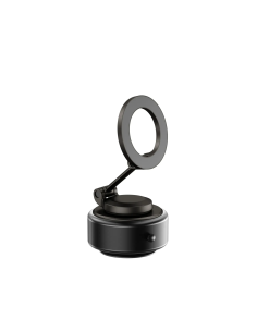 Soporte Magnético Plegable con Ventosa Negro