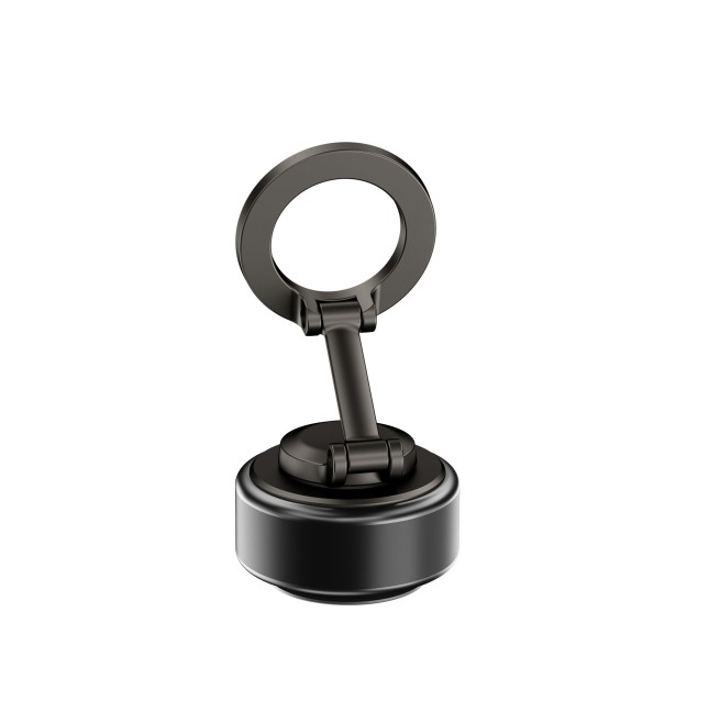 Soporte Magnético Plegable con Ventosa Negro