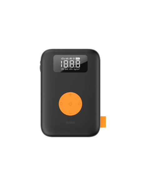 Black Portable Tire Inflator
