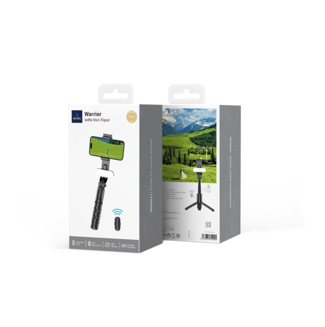 Selfie stick with Warriors tripod