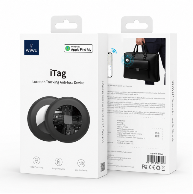 Anti-loss device with location tracking iTag White