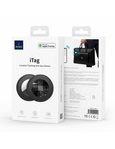Anti-loss device with location tracking iTag White