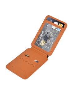 FM Brown Magnetic Wallet 2