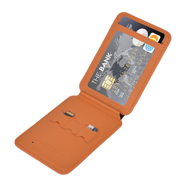 FM Brown Magnetic Wallet