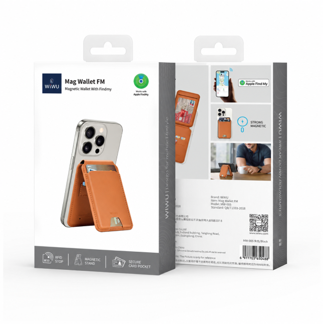 Tarjetero Magnético con Localizador Camel