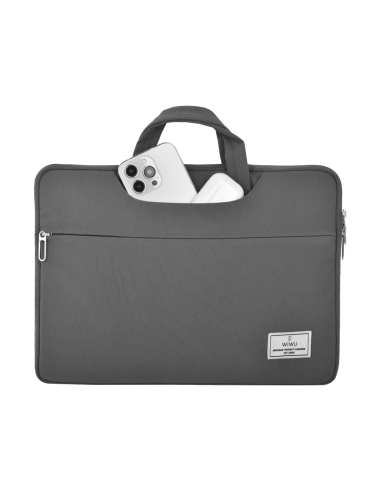 Bolso Juvenil de Mano de 14", Gris