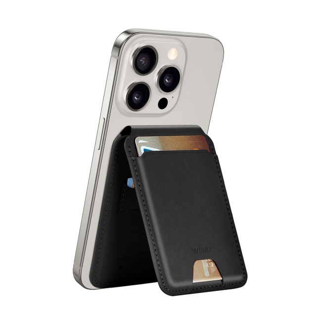 FM Black Magnetic Wallet