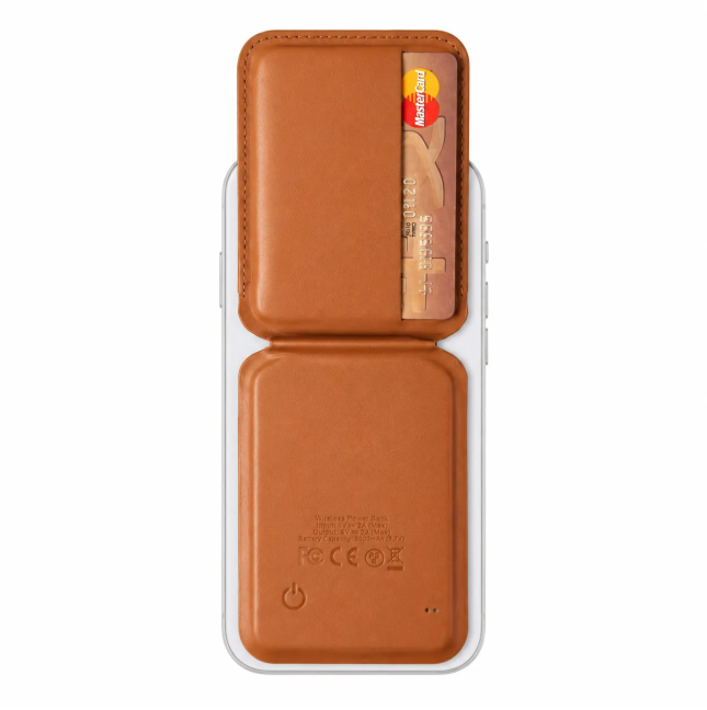 Mag Funda Cartera con Findmy Marrón