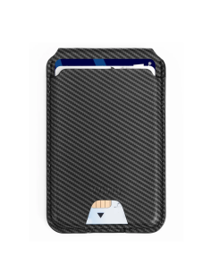 Tarjetero Magnético Kevlar Negro