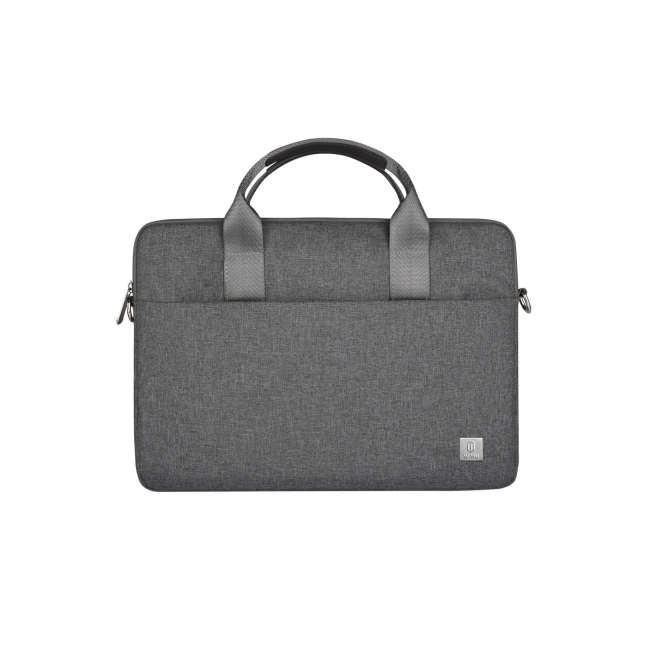 Maletín minimalista gris para portátil Pro II de 15,6"