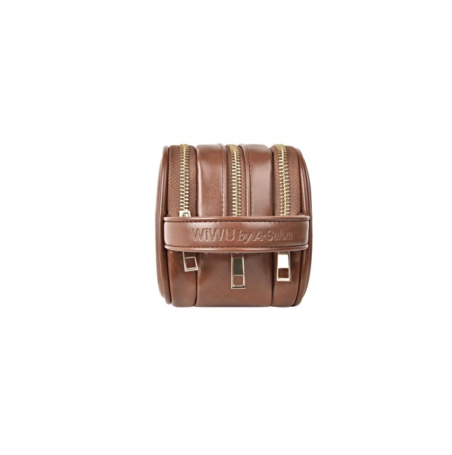 Salem Lux Travel Pouch Brown