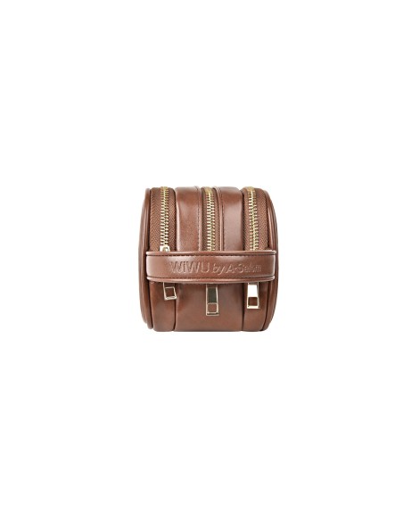 Salem Lux Travel Pouch Brown