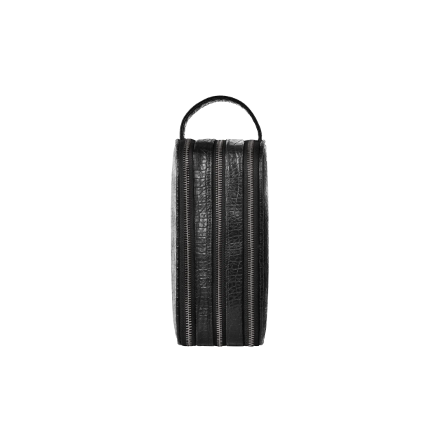 NECESER SALEM LUX NEGRO CON PATRÓN DE COCODRILO