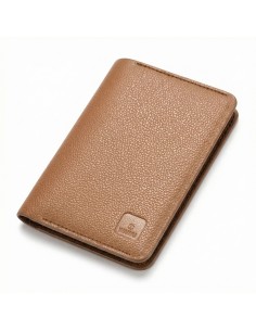 Portapasaporte Ambassador de color camel 2