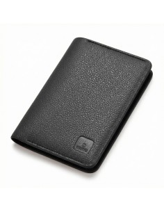 Portapasaporte con tarjetero Master (Negro) 2
