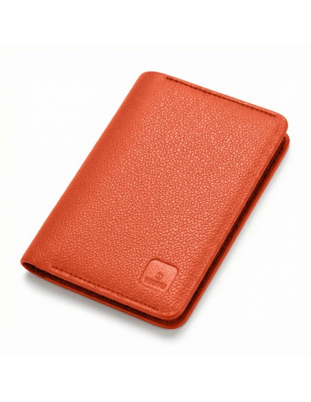 Portapasaporte con tarjetero Master (Naranja)
