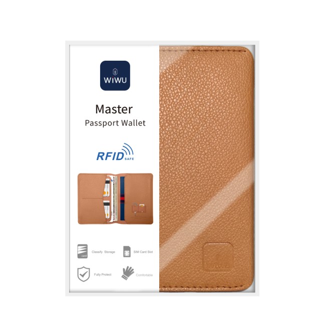 Passport Wallet Master (Camel)