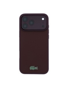 Funda Lacoste para iPhone 18 Pro Max/17 Pro Max con Magsafe Petit Piqué (Burdeos) 2