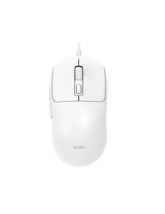 Ratón con Cable Blanco