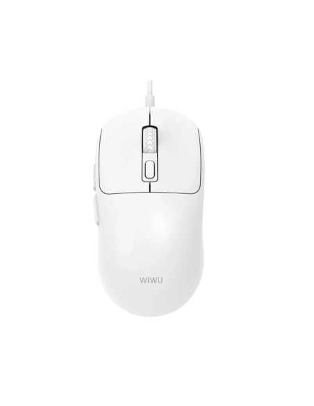 Ratón con Cable Blanco