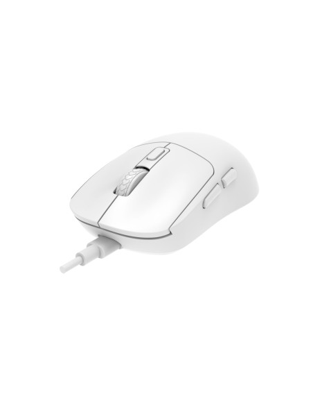 Ratón con Cable Blanco