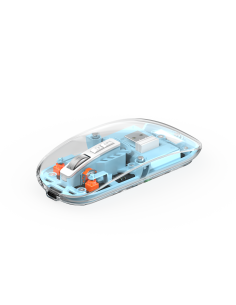 Ratón Magnético Crystal Dual Bluetooth, Azul 2