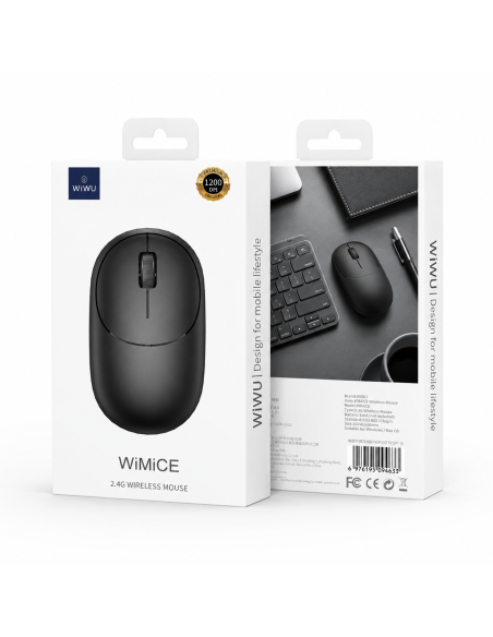 Ratón Inalámbrico 2.4G Negro