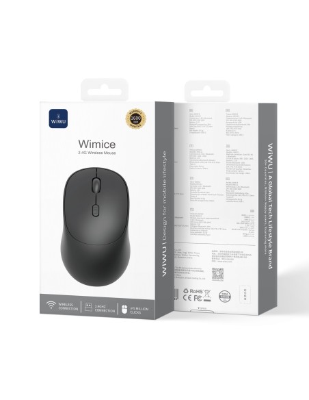 Ratón Inalámbrico 2.4G Negro